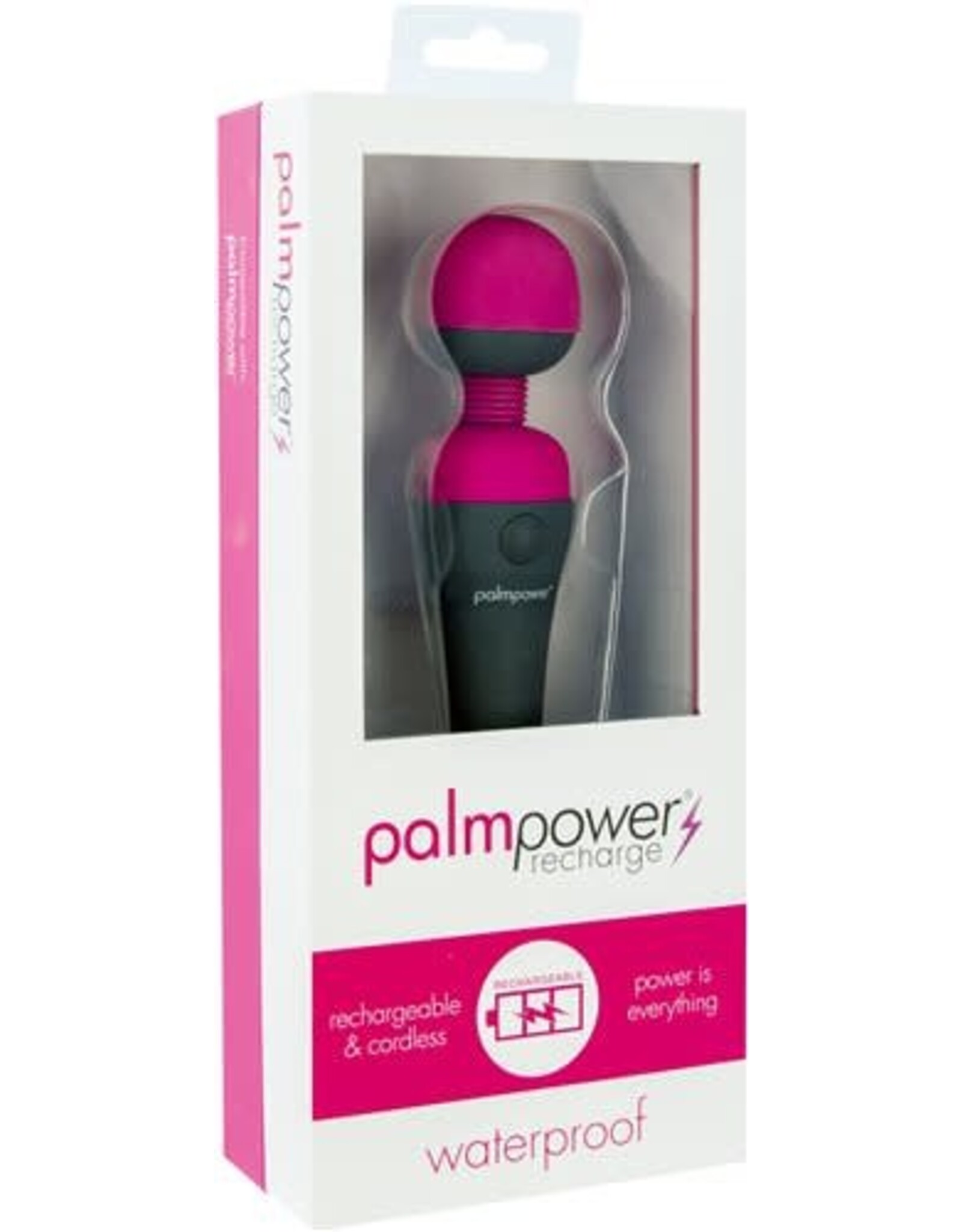 Palm Power Palm Power Recharge - Waterproof Personal Massager (Pink)