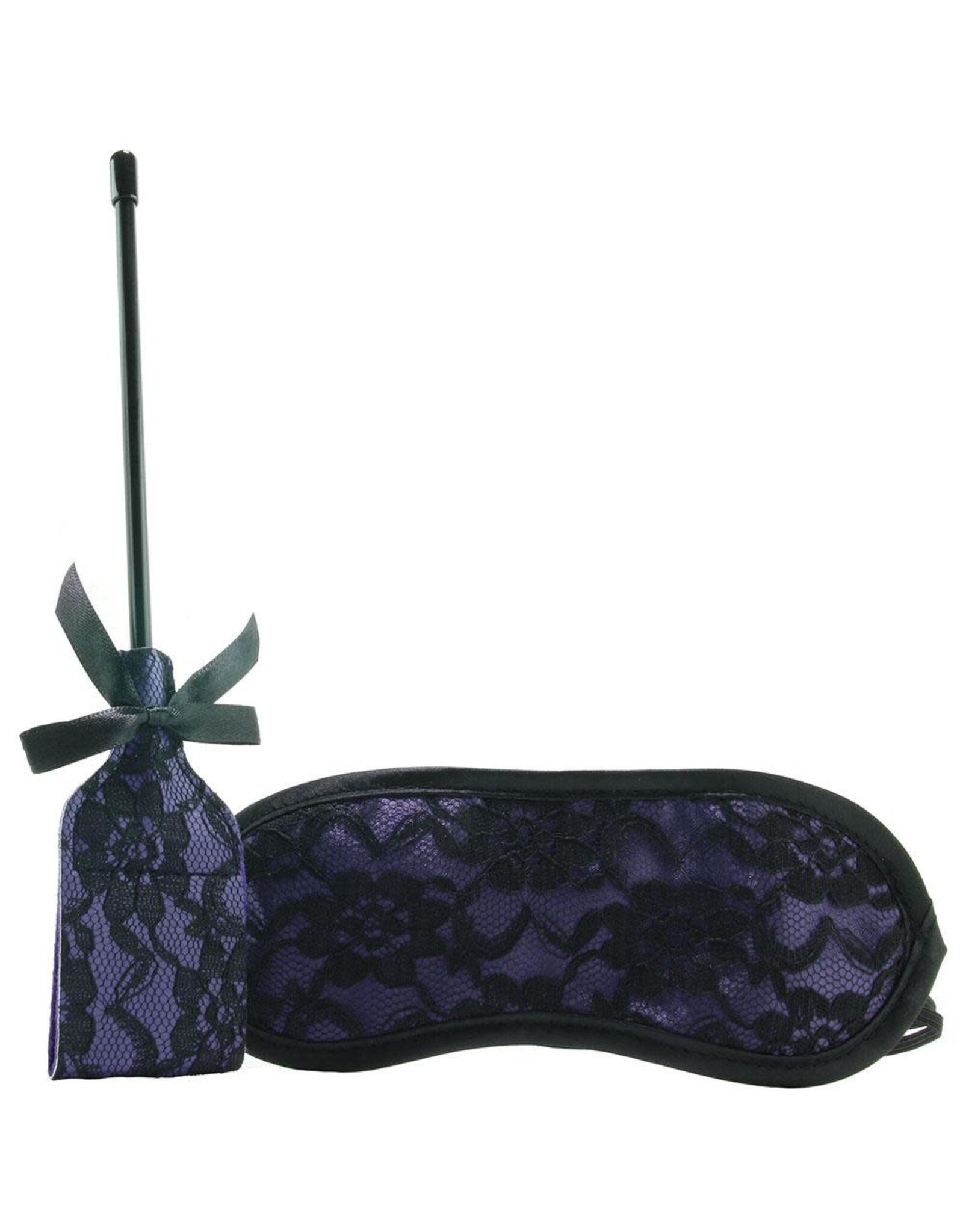 Heart Throb Deluxe Harness Kit with Curved Dong (Mask & Paddle) Purple