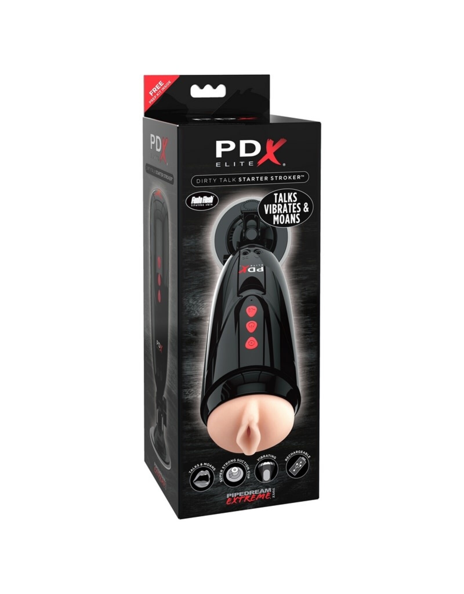 PDX Elite Dirty Talk Starter Stroker