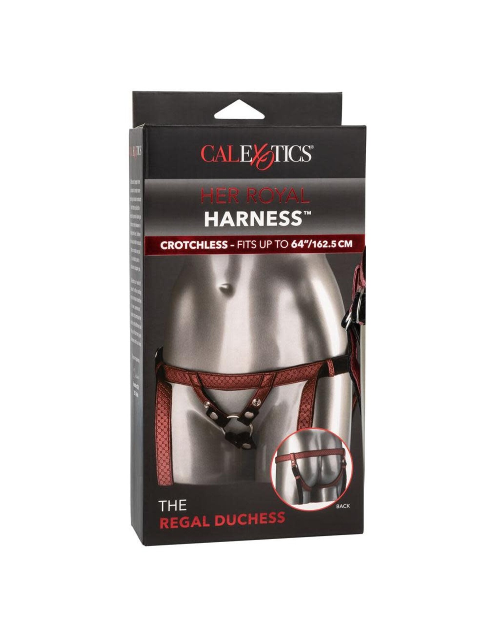 Calexotics Her Royal Harness - The Regal Duchess (Red)