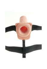 Pipedream Fetish Fantasy Series 7" Hollow Rechargeable Strap-on with Balls