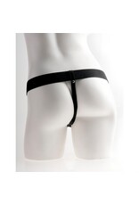 Pipedream Fetish Fantasy Series 7" Hollow Rechargeable Strap-on with Balls