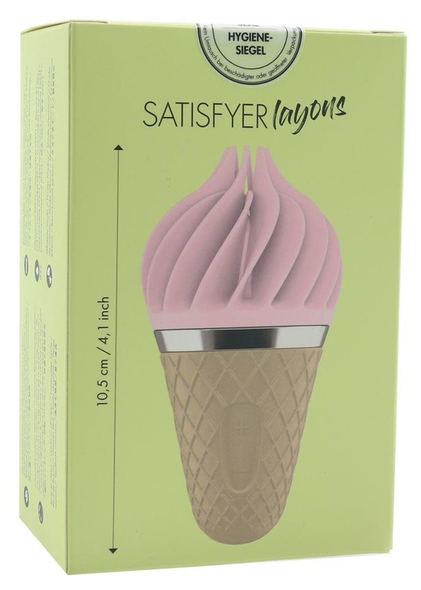 Satisfyer Satisfyer - Sweet Treat Rotating Stimulator - Pink/Brown