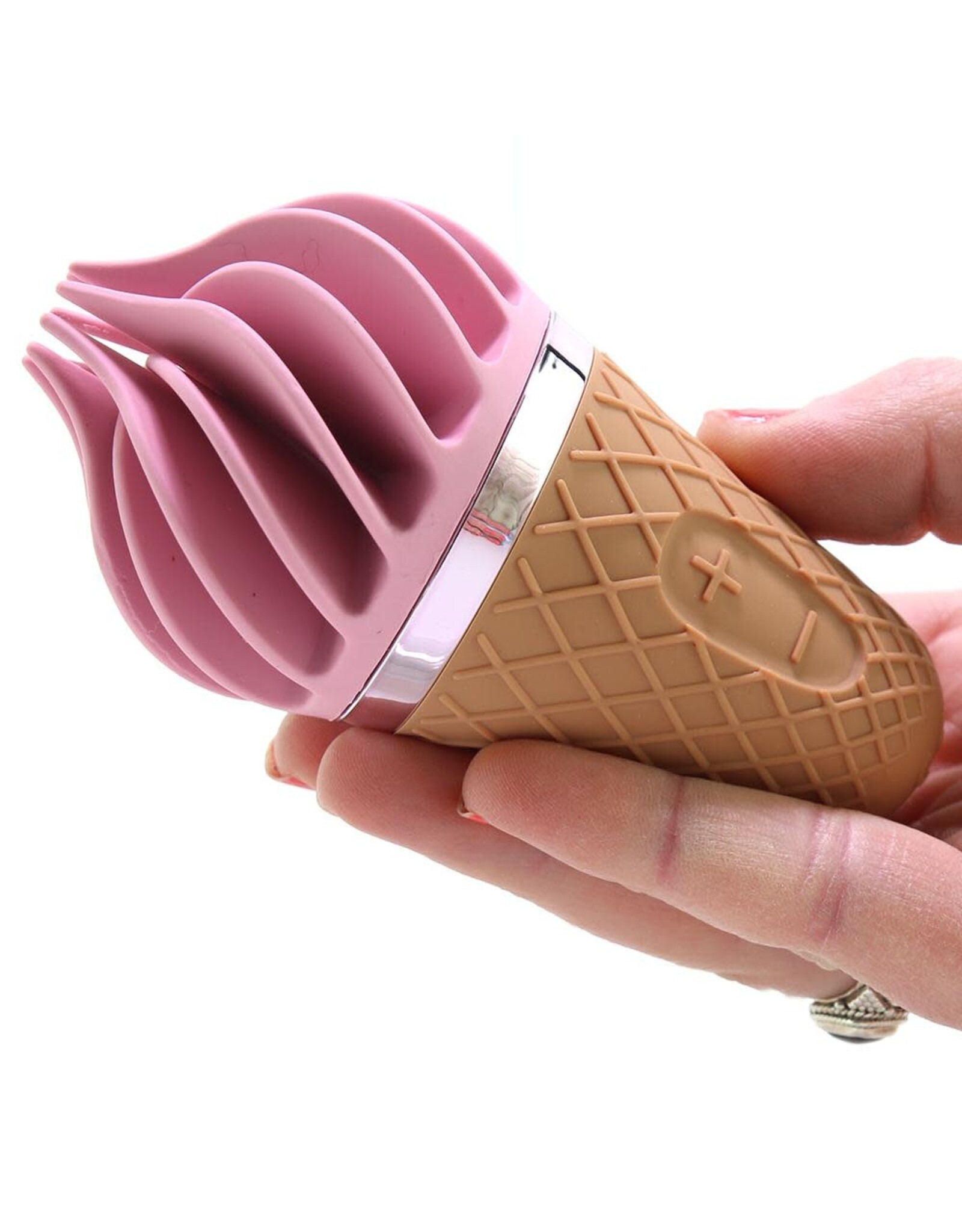 Satisfyer Satisfyer - Sweet Treat Rotating Stimulator - Pink/Brown