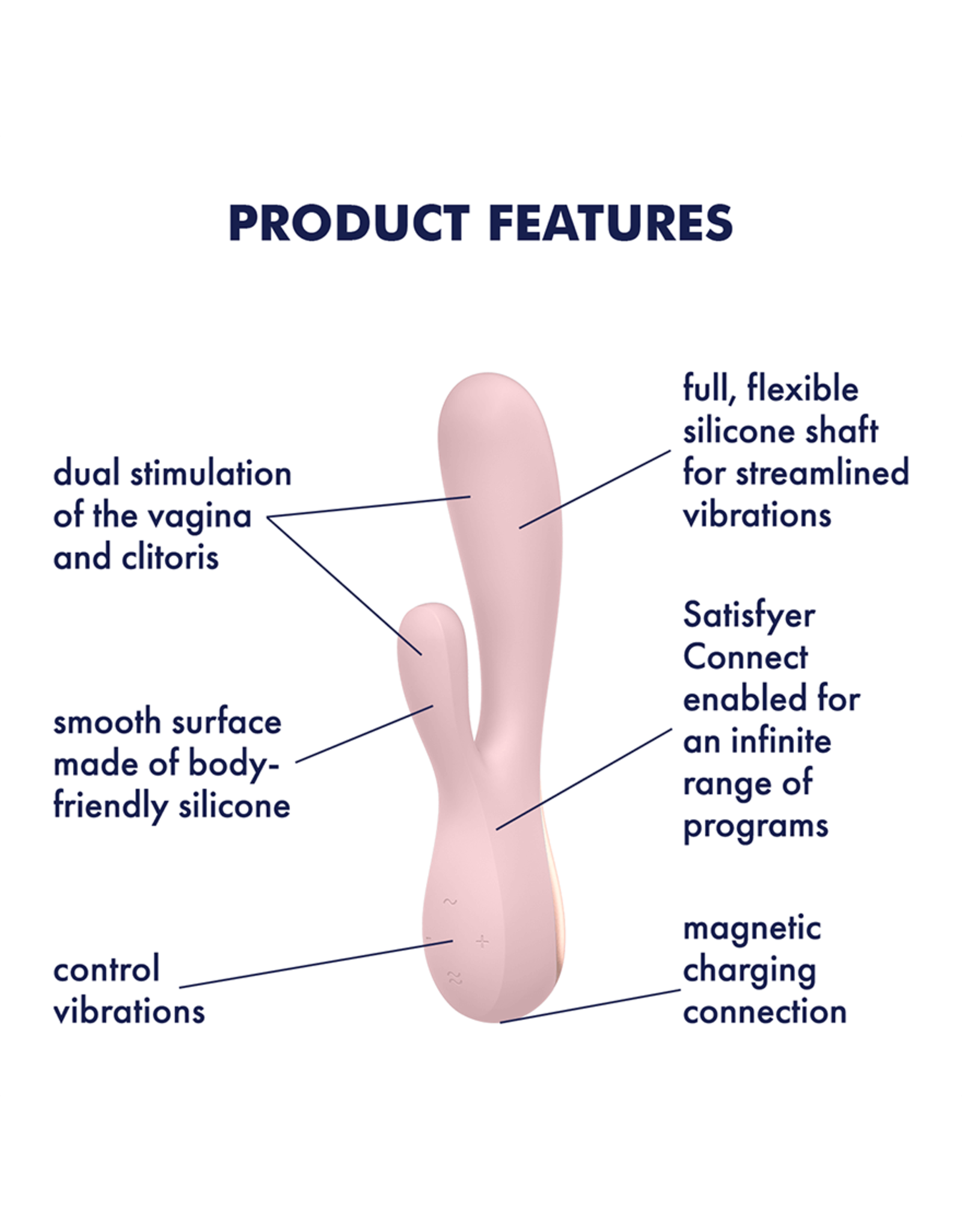 Satisfyer Satisfyer - Mono Flex  - Mauve