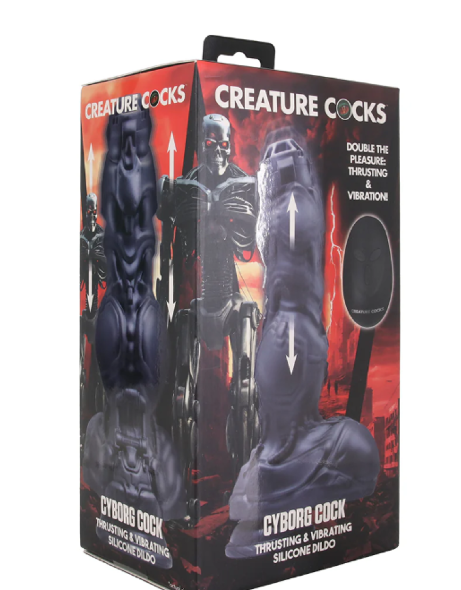 XR Brands Creature Cocks - Cyborg Thrusting Vibe