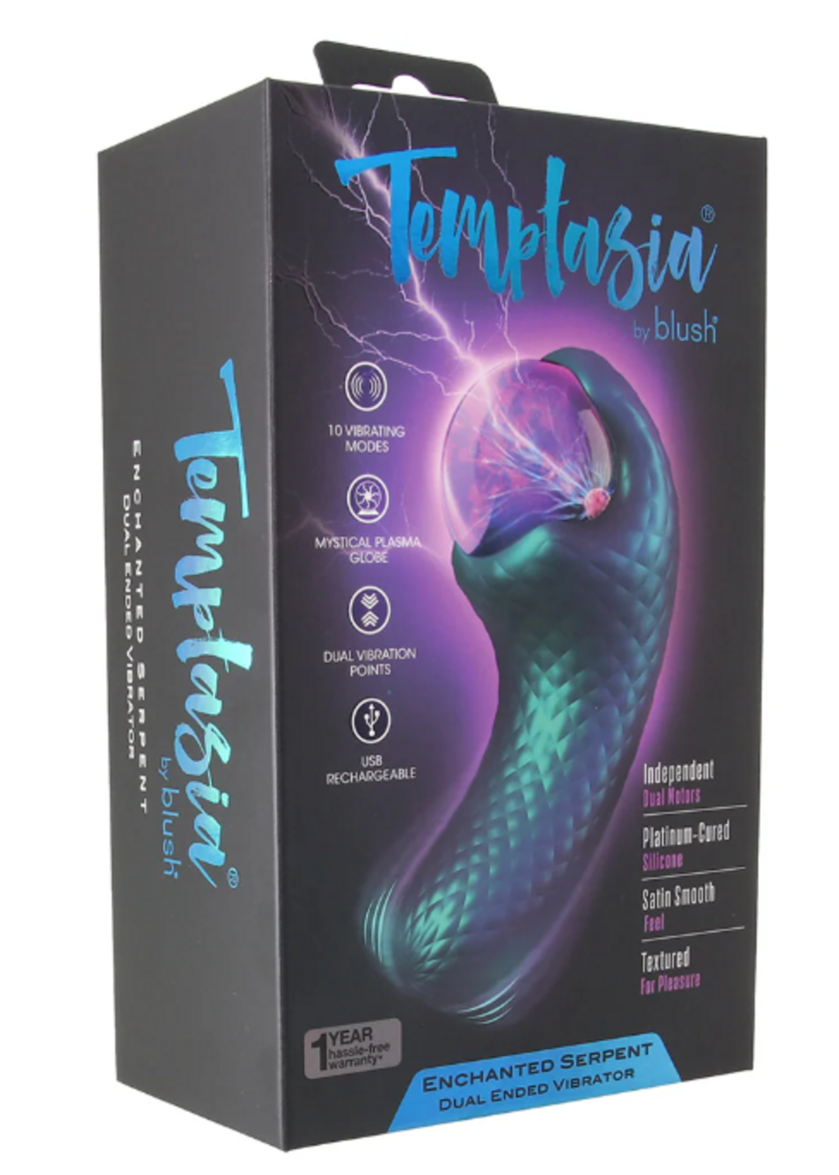 Blush Novelties Temptasia Enchanted Serpent Mystical Globe Vibe