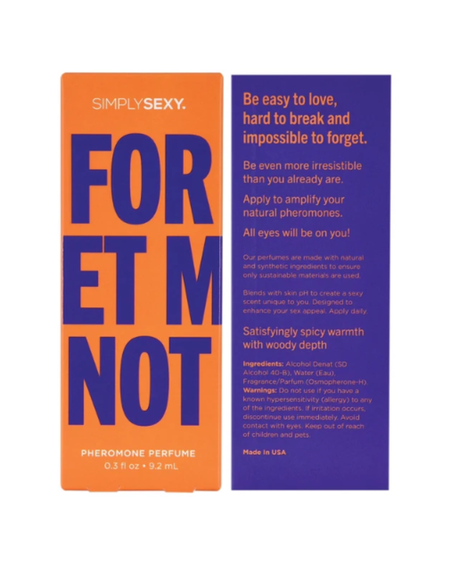 Simply Sexy Forget Me Not Pheromone Perfume