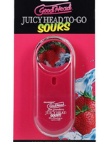Doc Johnson Goodhead Juicy Head To Go Sours - Sour Strawberry