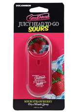 Doc Johnson Goodhead Juicy Head To Go Sours - Sour Strawberry