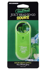 Doc Johnson Goodhead Juicy Head To Go Sours - Sour Green Apple