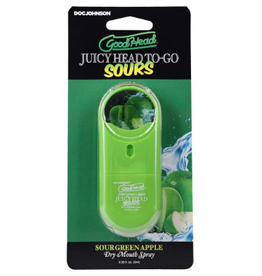 Doc Johnson Goodhead Juicy Head To Go Sours - Sour Green Apple