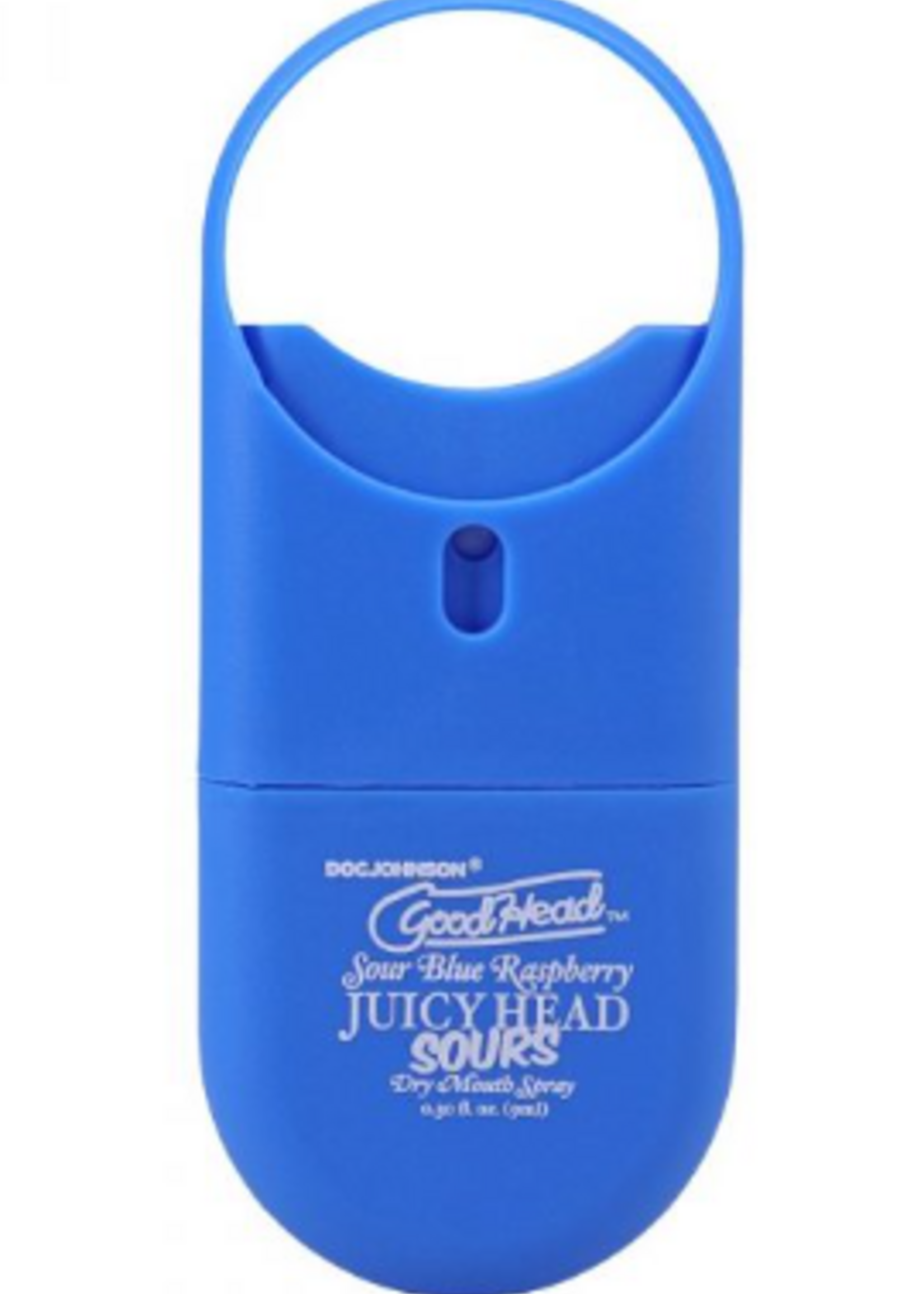 Doc Johnson Goodhead Juicy Head To Go Sours - Sour Blue Raspberry