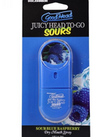 Doc Johnson Goodhead Juicy Head To Go Sours - Sour Blue Raspberry