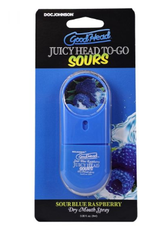 Doc Johnson Goodhead Juicy Head To Go Sours - Sour Blue Raspberry