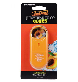 Doc Johnson Goodhead Juicy Head To Go Sours - Sour Peach
