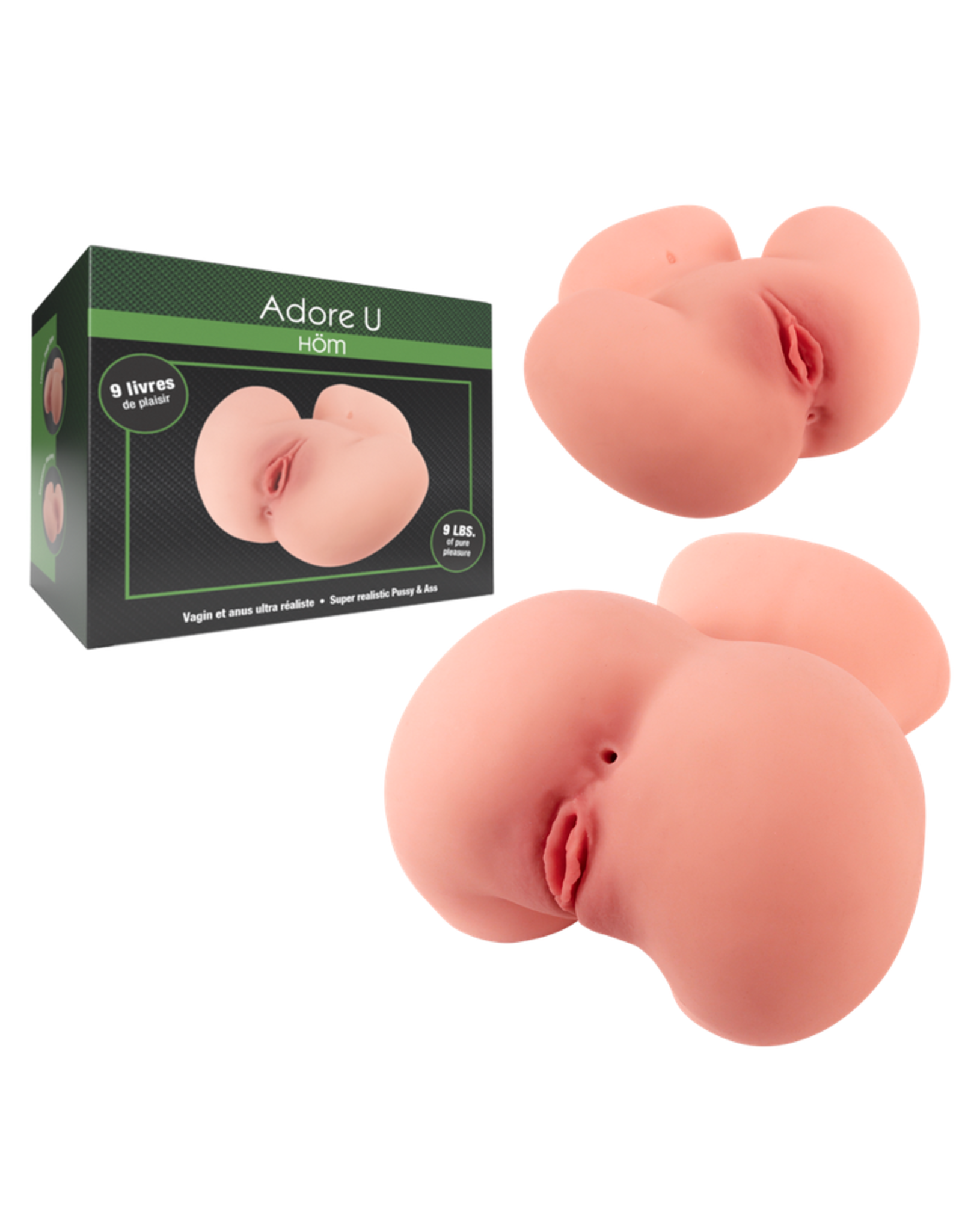Adore U Adore U Hom - Super Realistic Pussy & Ass - 9lbs