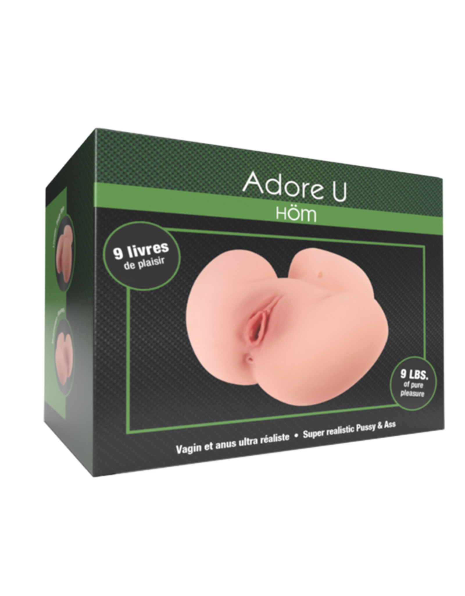 Adore U Adore U Hom - Super Realistic Pussy & Ass - 9lbs