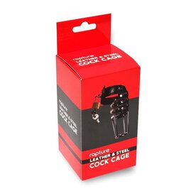 Leather & Steel Cock Cage