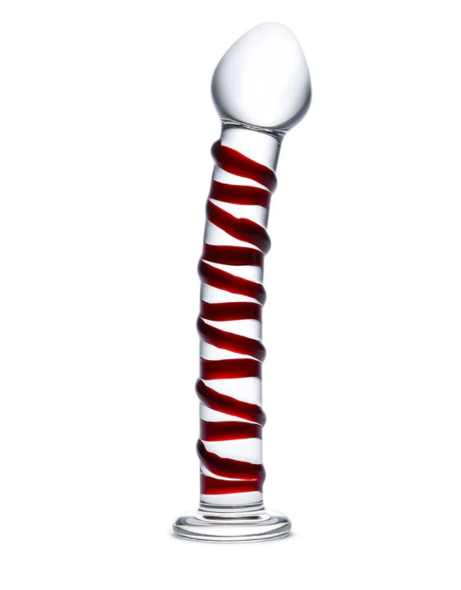 Glas - 8" Mr. Swirly Glass Dildo