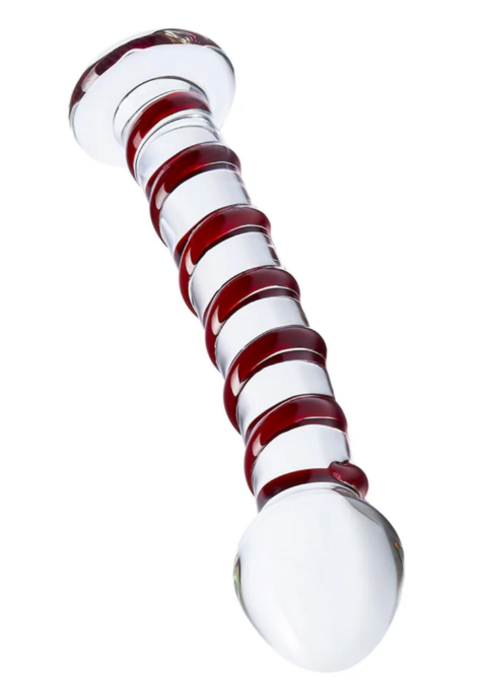 Glas - 8" Mr. Swirly Glass Dildo