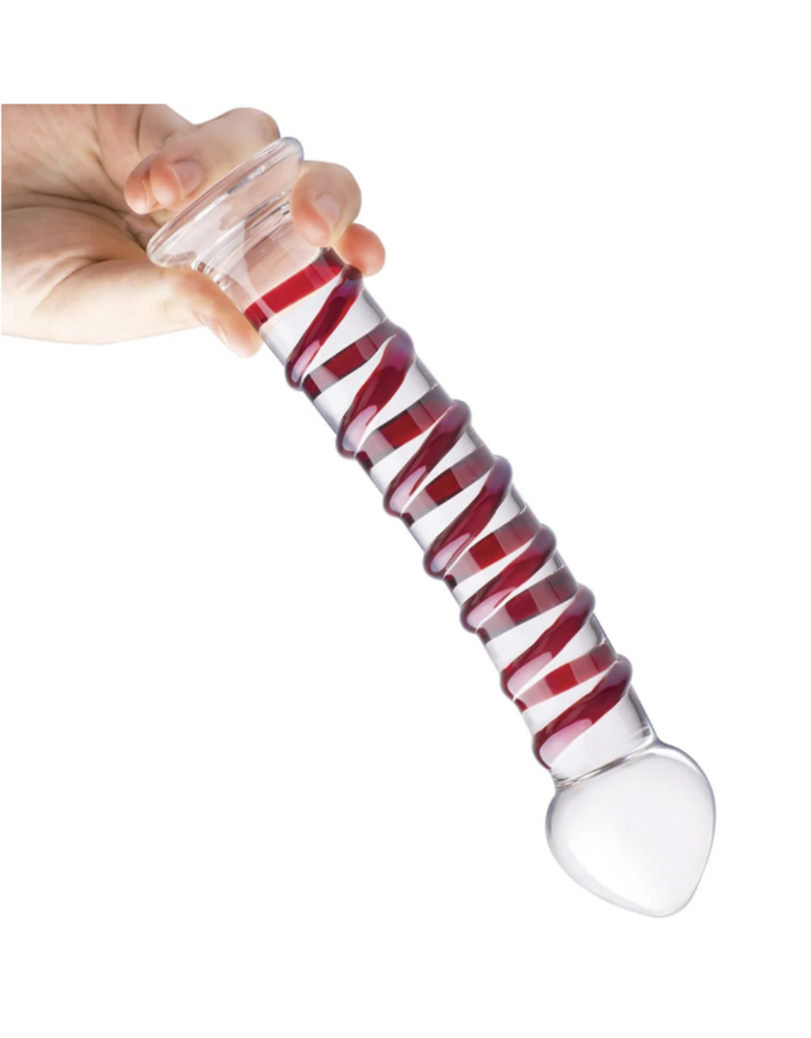 Glas - 10" Mr. Swirly Glass Dildo