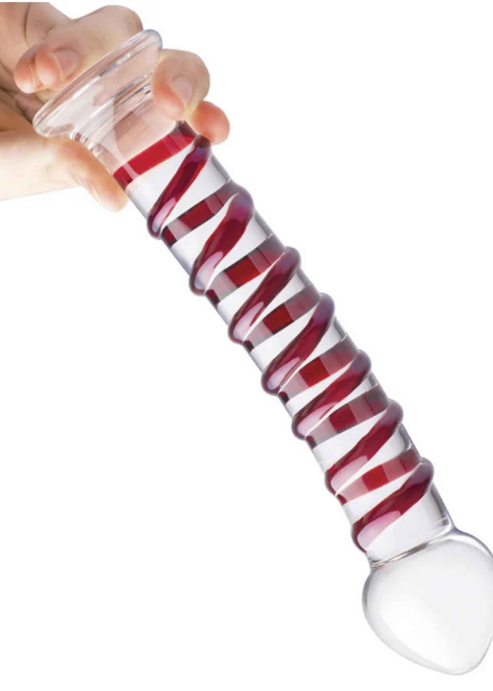 Glas - 10" Mr. Swirly Glass Dildo