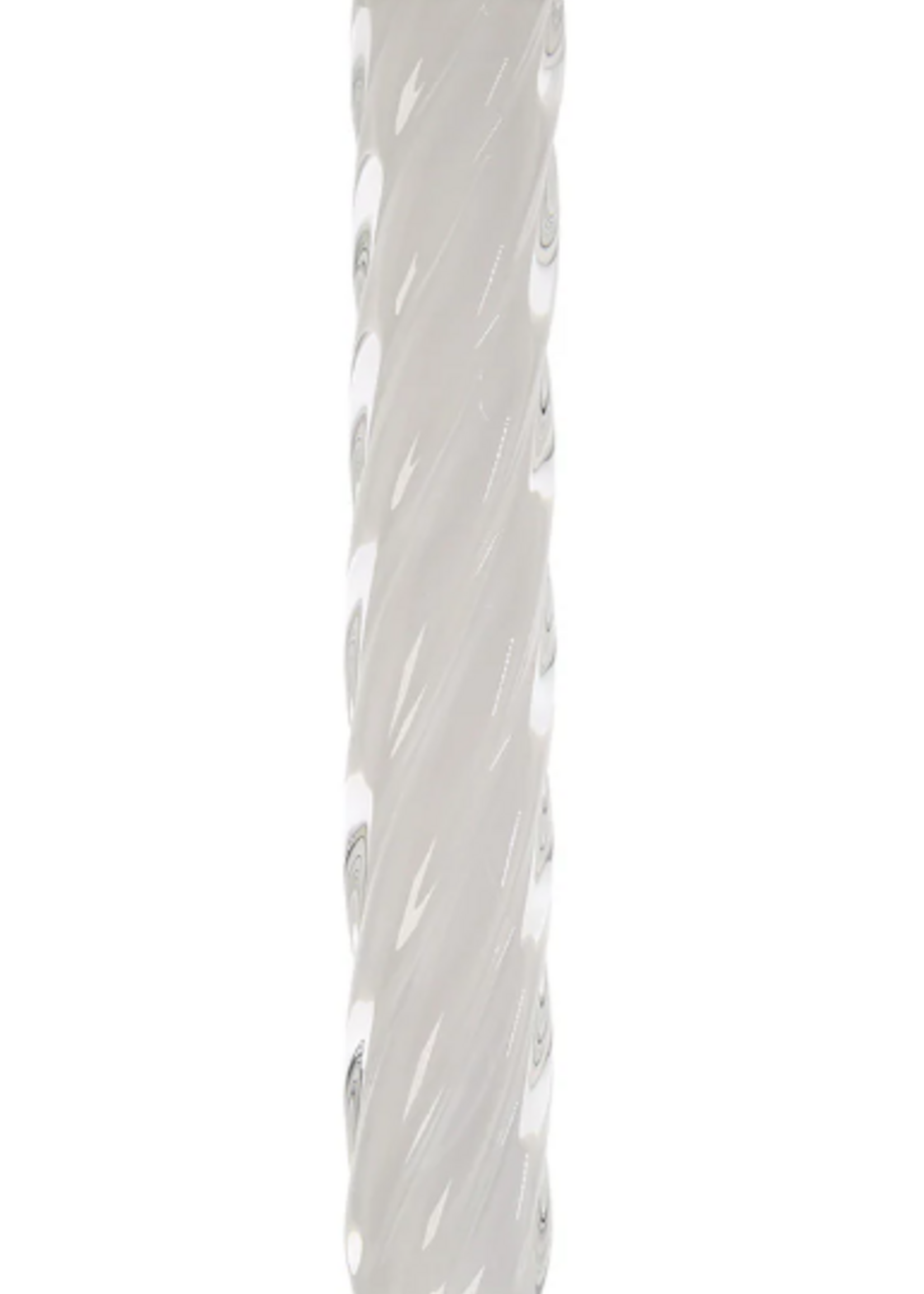 Playboy Playboy- In A Twist- Glass Vibrator- White
