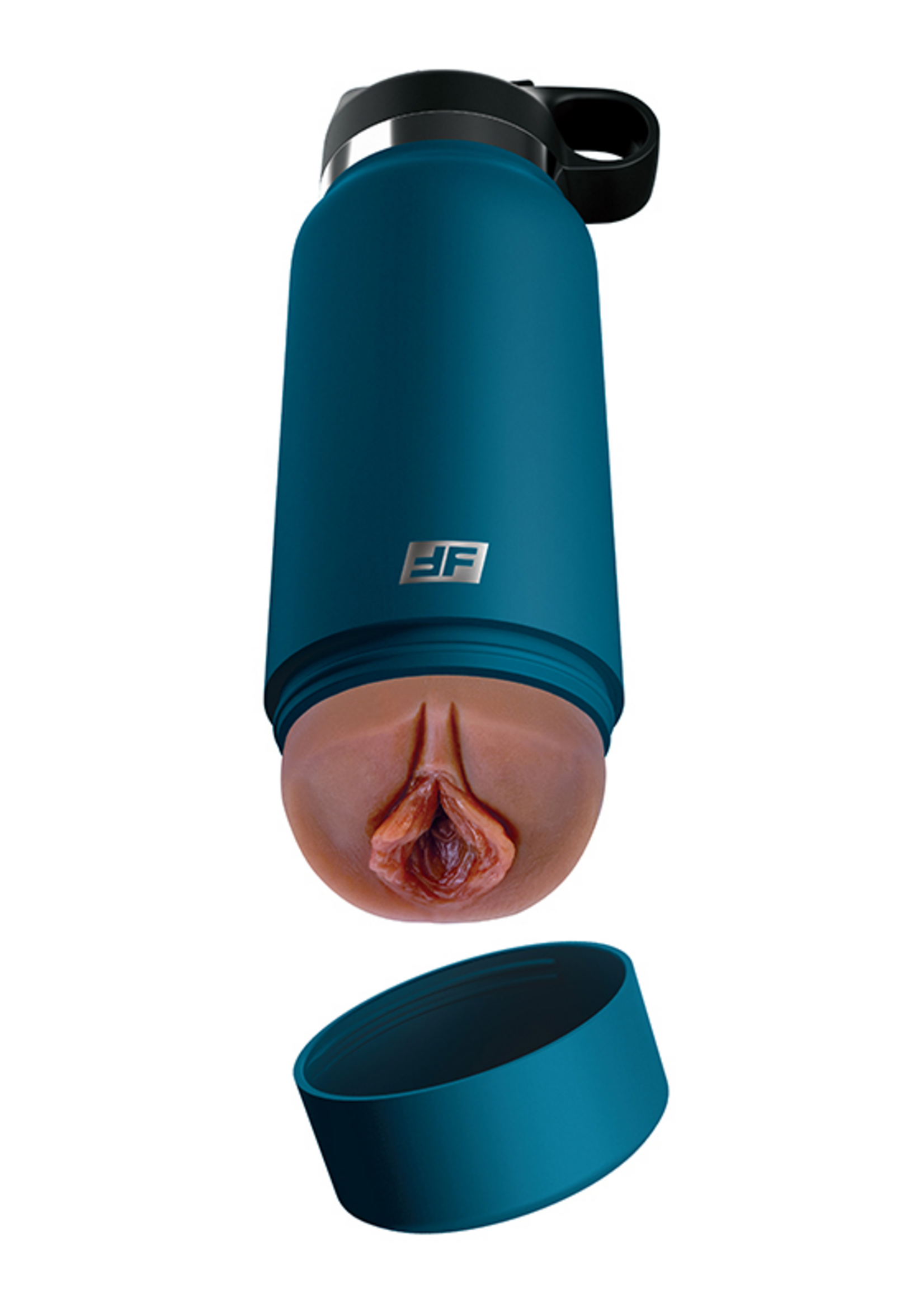 PDX Plus - Fuck Flask Secret Delight Stroker (Blue/Brown)