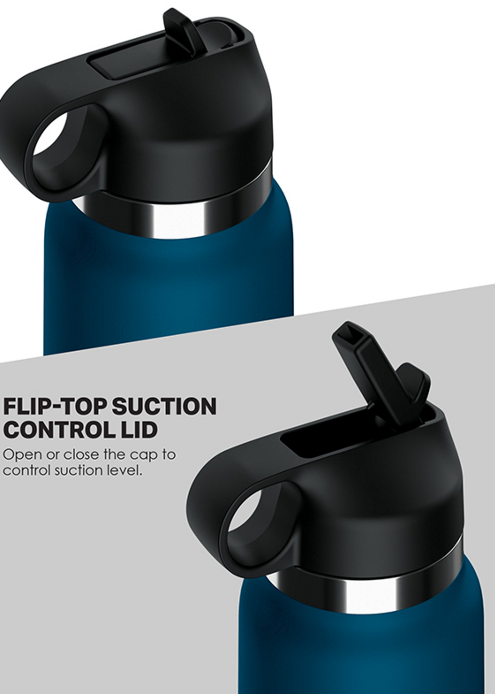 PDX Plus - Fuck Flask Secret Delight Stroker (Blue/Brown)