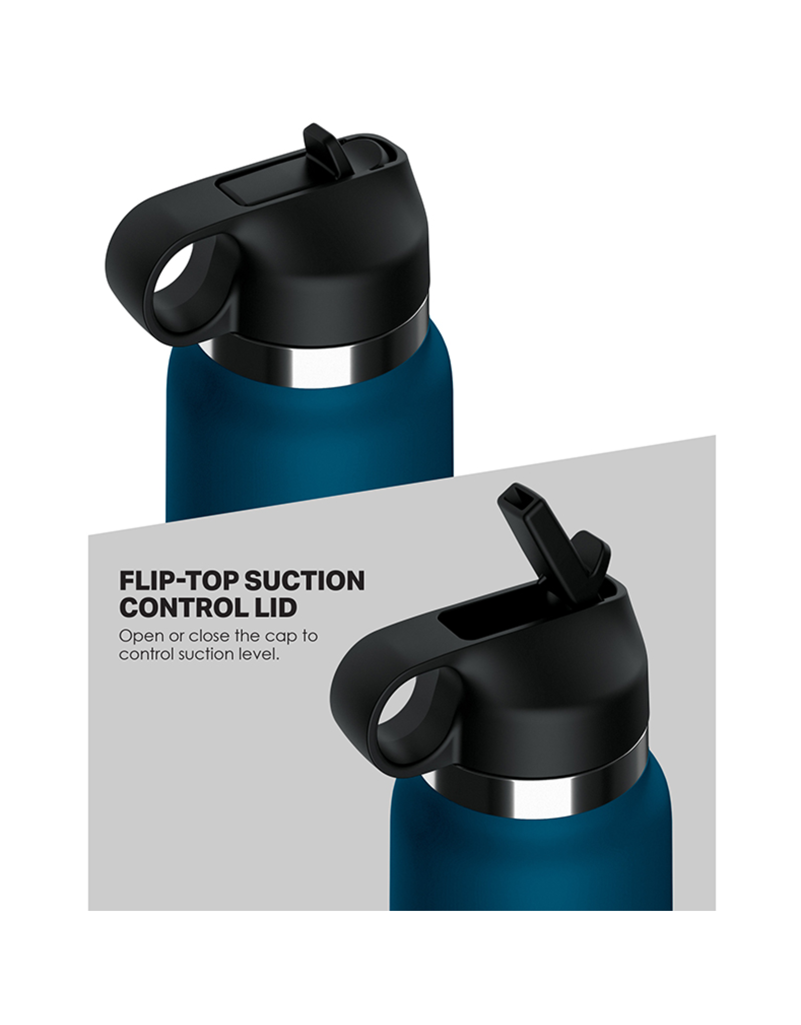 PDX Plus - Fuck Flask Secret Delight Stroker (Blue/Light)