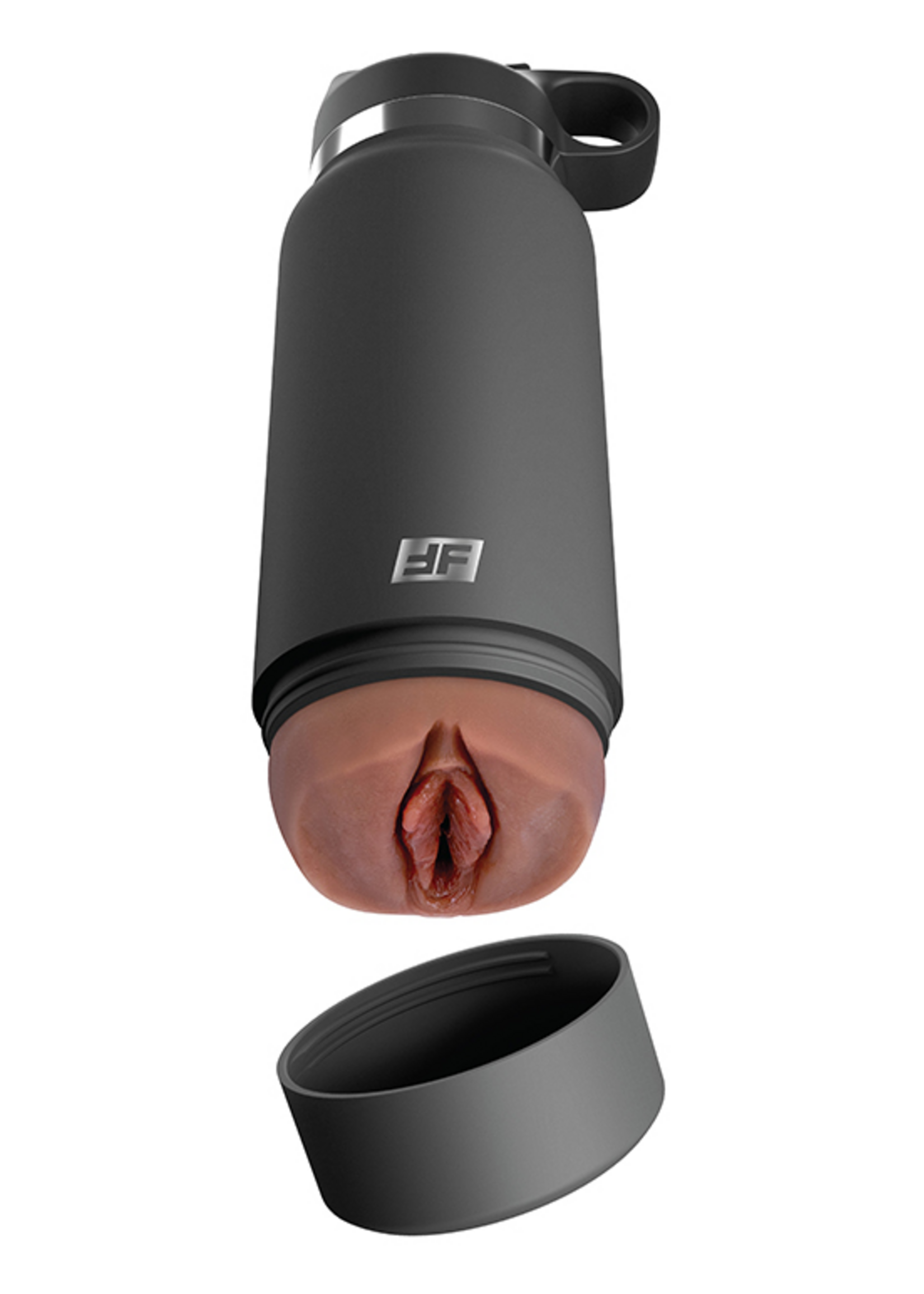 PDX Plus - Fuck Flask Secret Delight Stroker (Black/Brown)