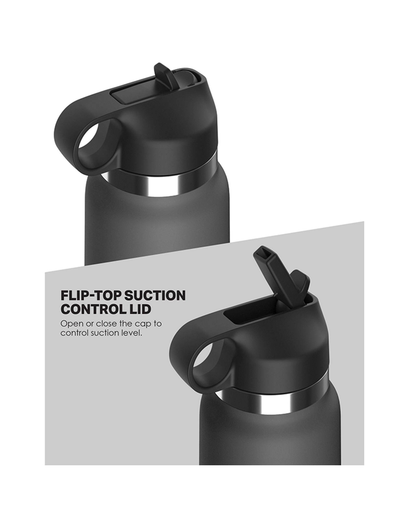 PDX Plus - Fuck Flask Secret Delight Stroker (Black/Light)