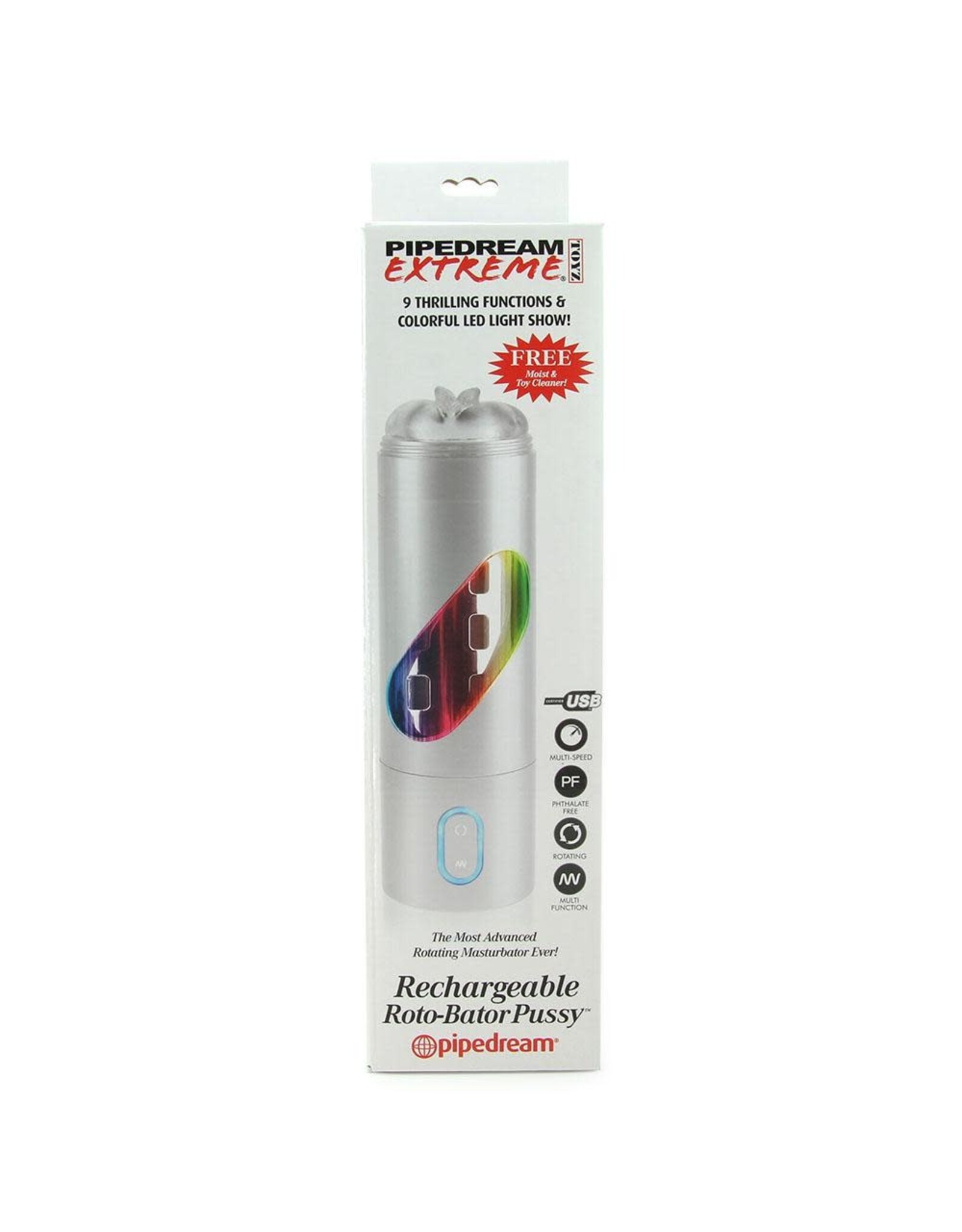 Pipedream Pipedream Extreme- Rechargeable Roto-Bator Pussy