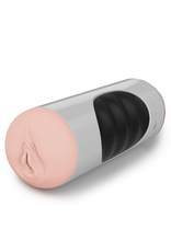 Pipedream PDX Mega Grip Pussy Stroker Vibrating in Grey/Black