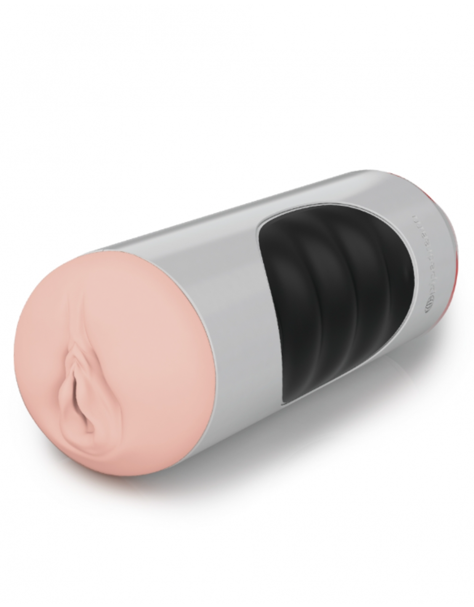 Pipedream PDX Mega Grip Pussy Stroker Vibrating in Grey/Black