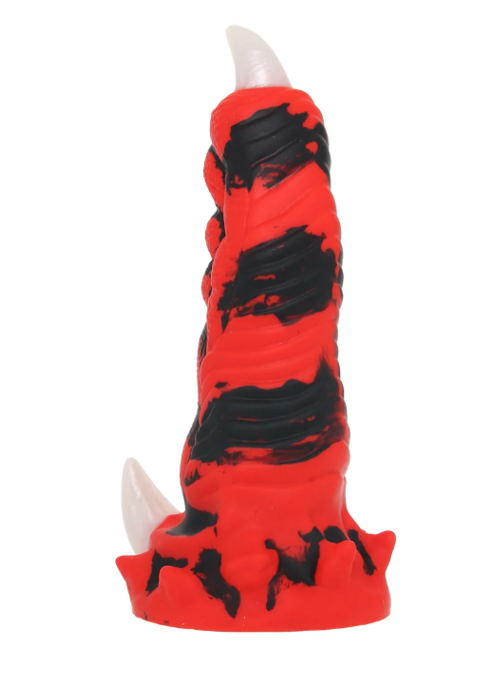 XR Brands Creature Cocks - Red Talon Vibrating Silicone Dildo