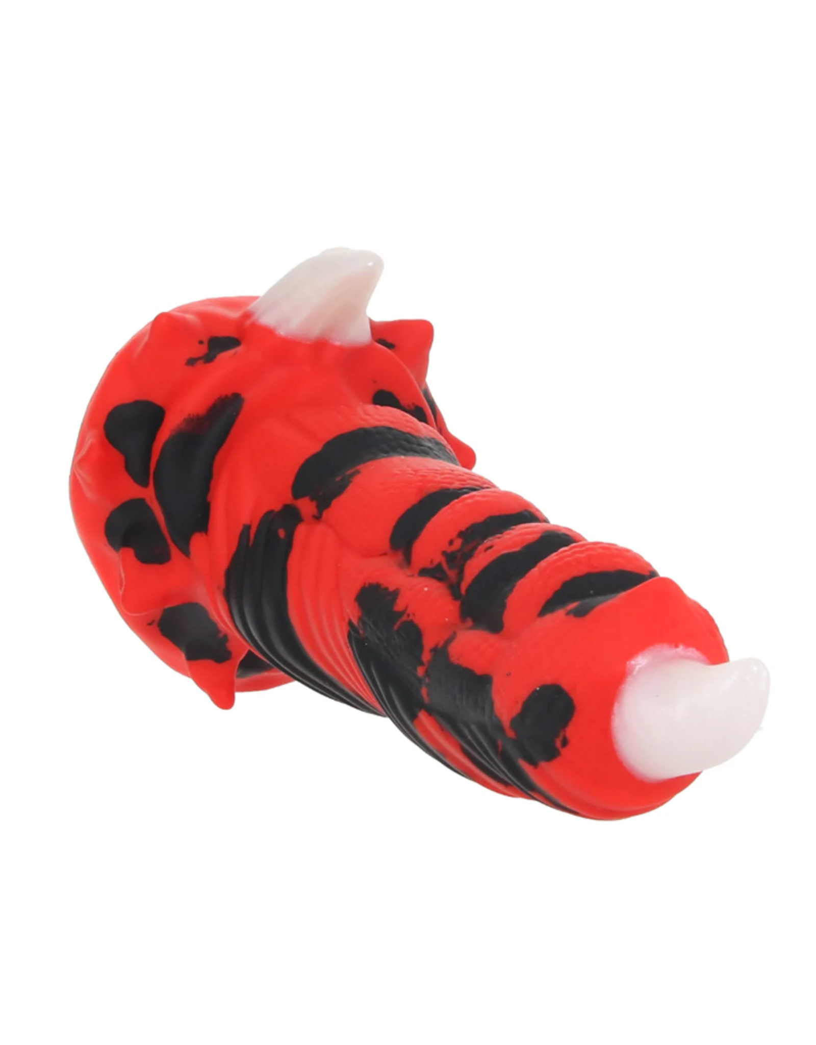 XR Brands Creature Cocks - Red Talon Vibrating Silicone Dildo