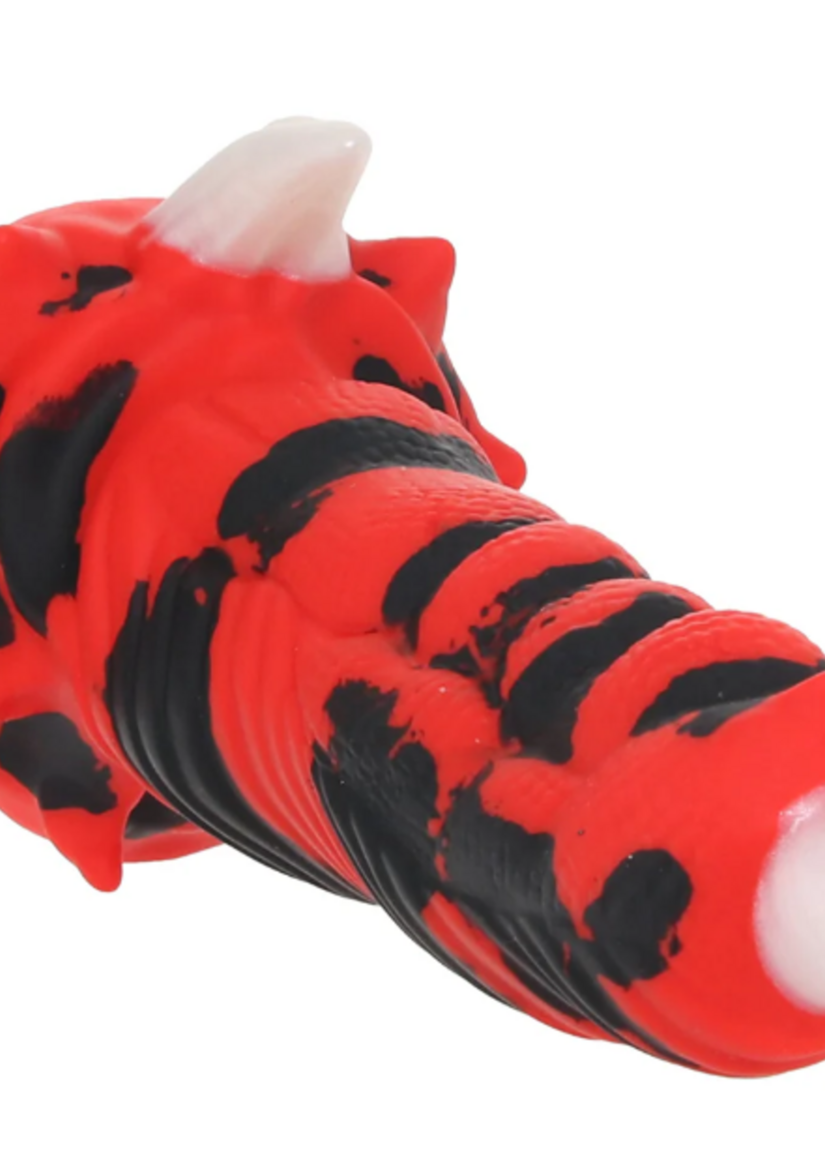 XR Brands Creature Cocks - Red Talon Vibrating Silicone Dildo