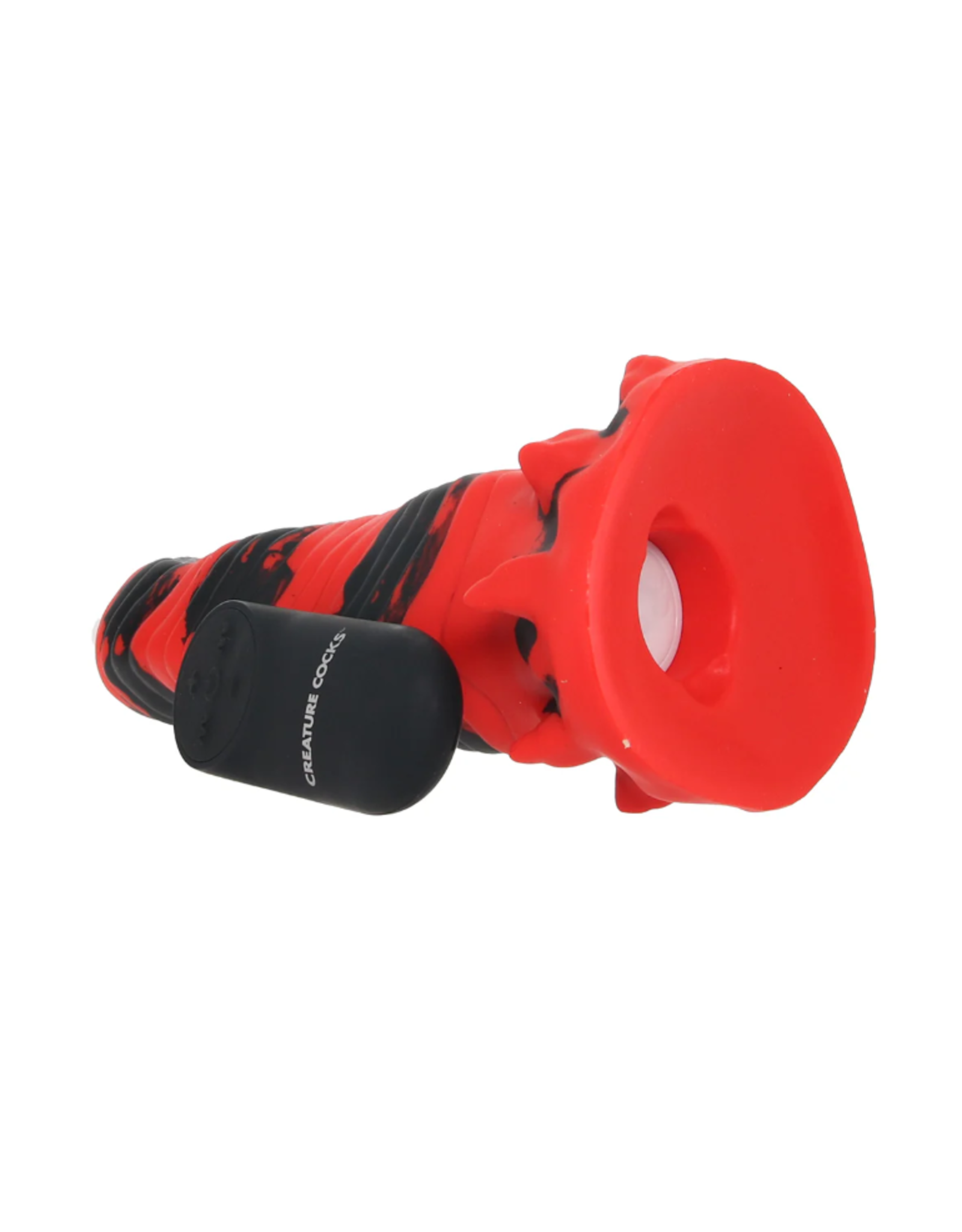 XR Brands Creature Cocks - Red Talon Vibrating Silicone Dildo