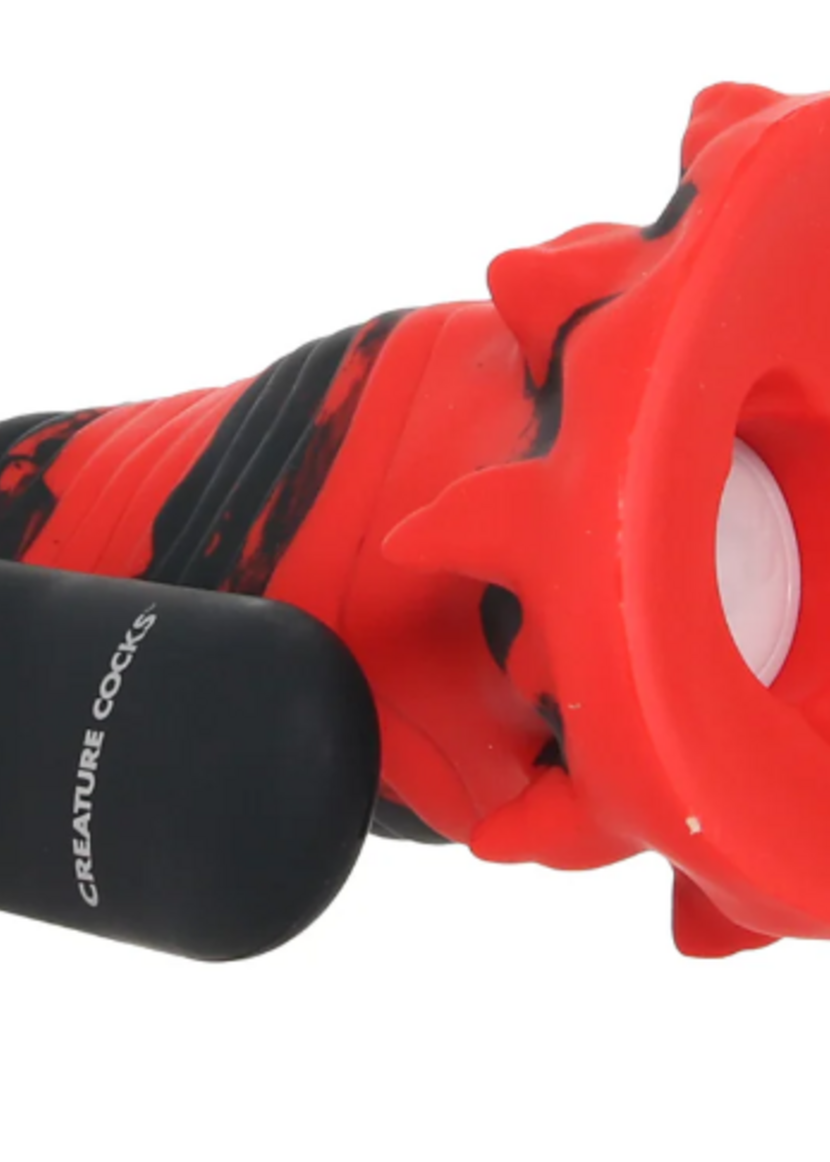 XR Brands Creature Cocks - Red Talon Vibrating Silicone Dildo
