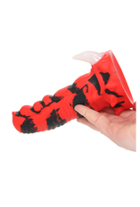 XR Brands Creature Cocks - Red Talon Vibrating Silicone Dildo