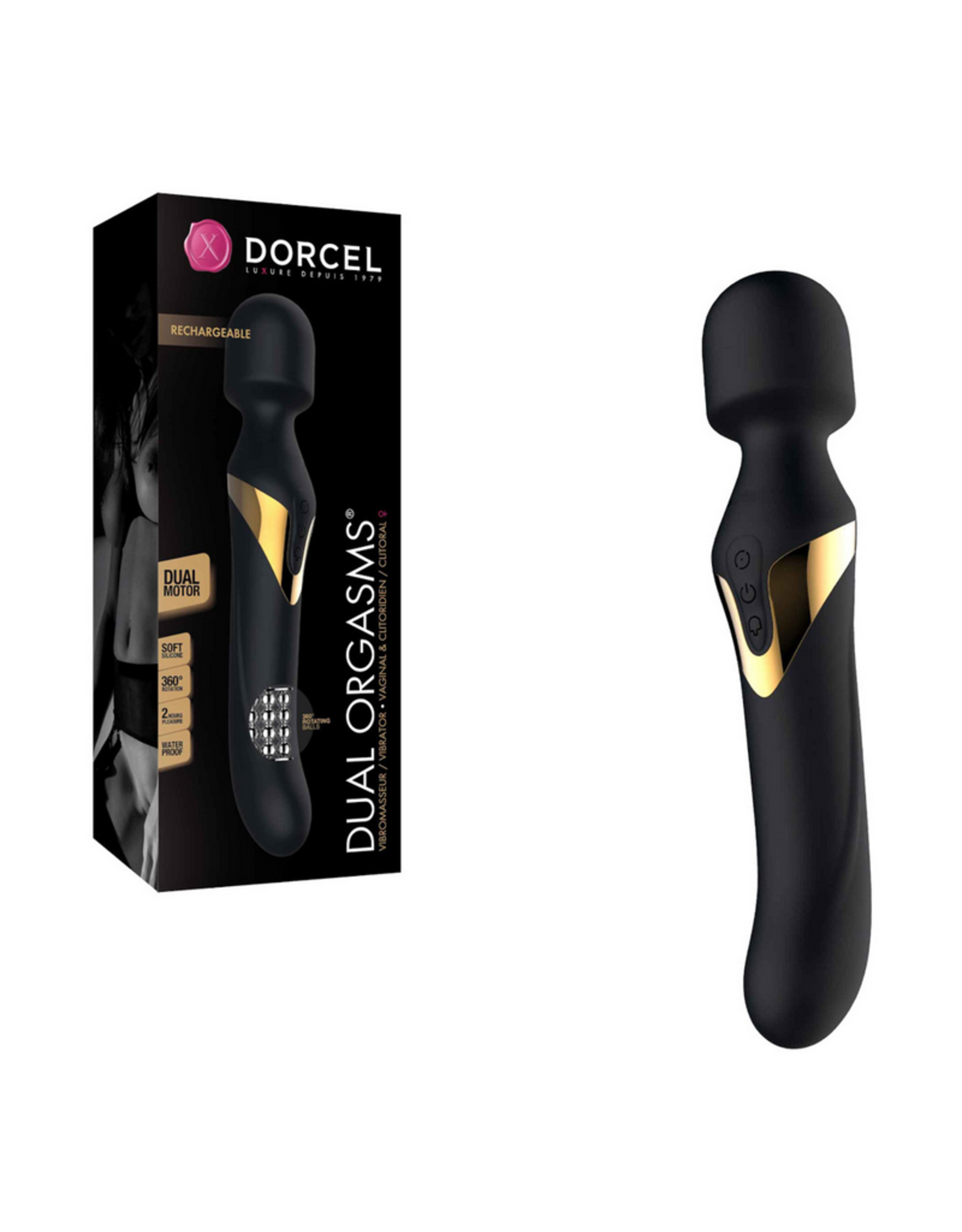 Dorcel Dorcel - Dual Orgasm Wand (Black)