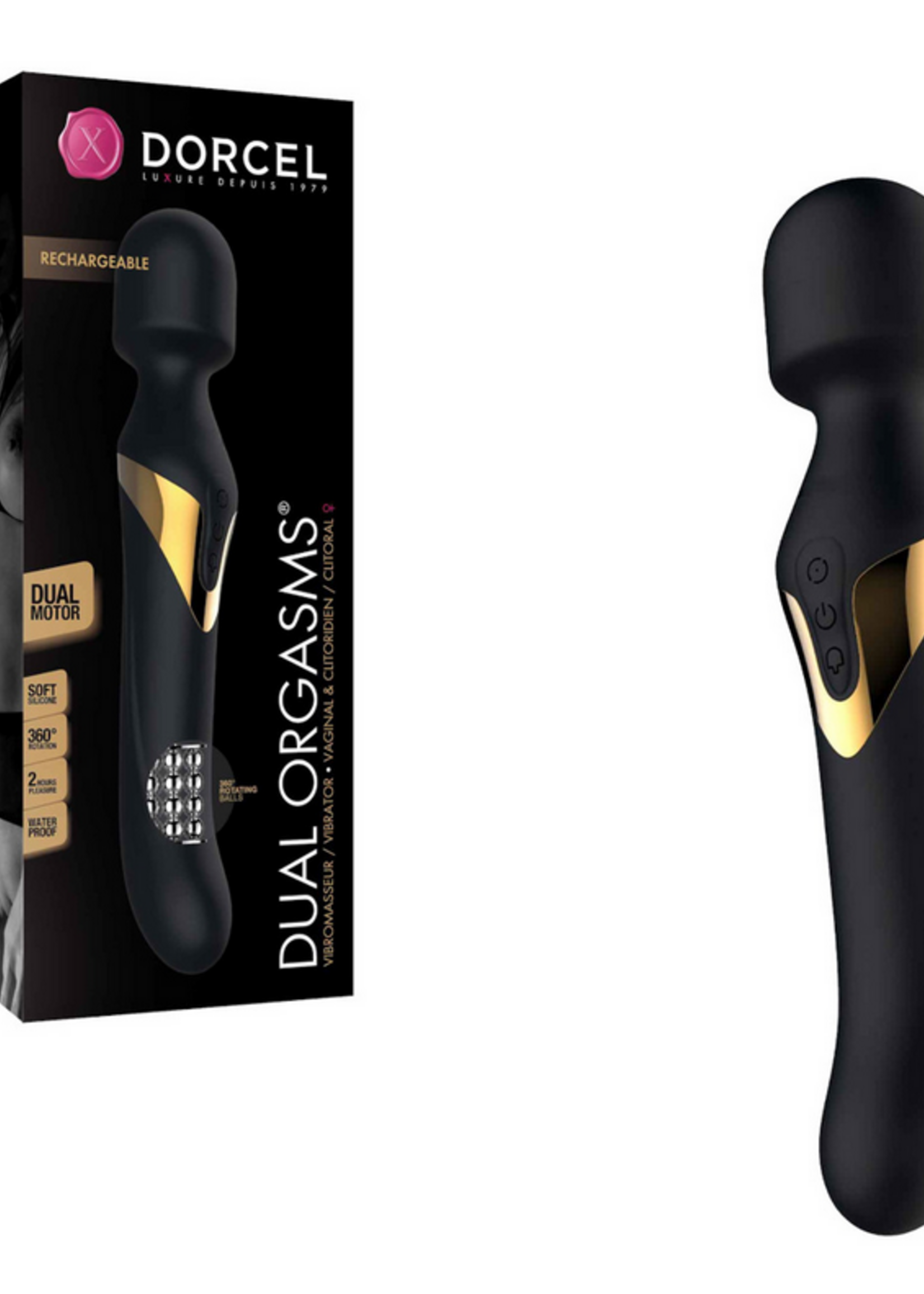 Dorcel Dorcel - Dual Orgasm Wand (Black)