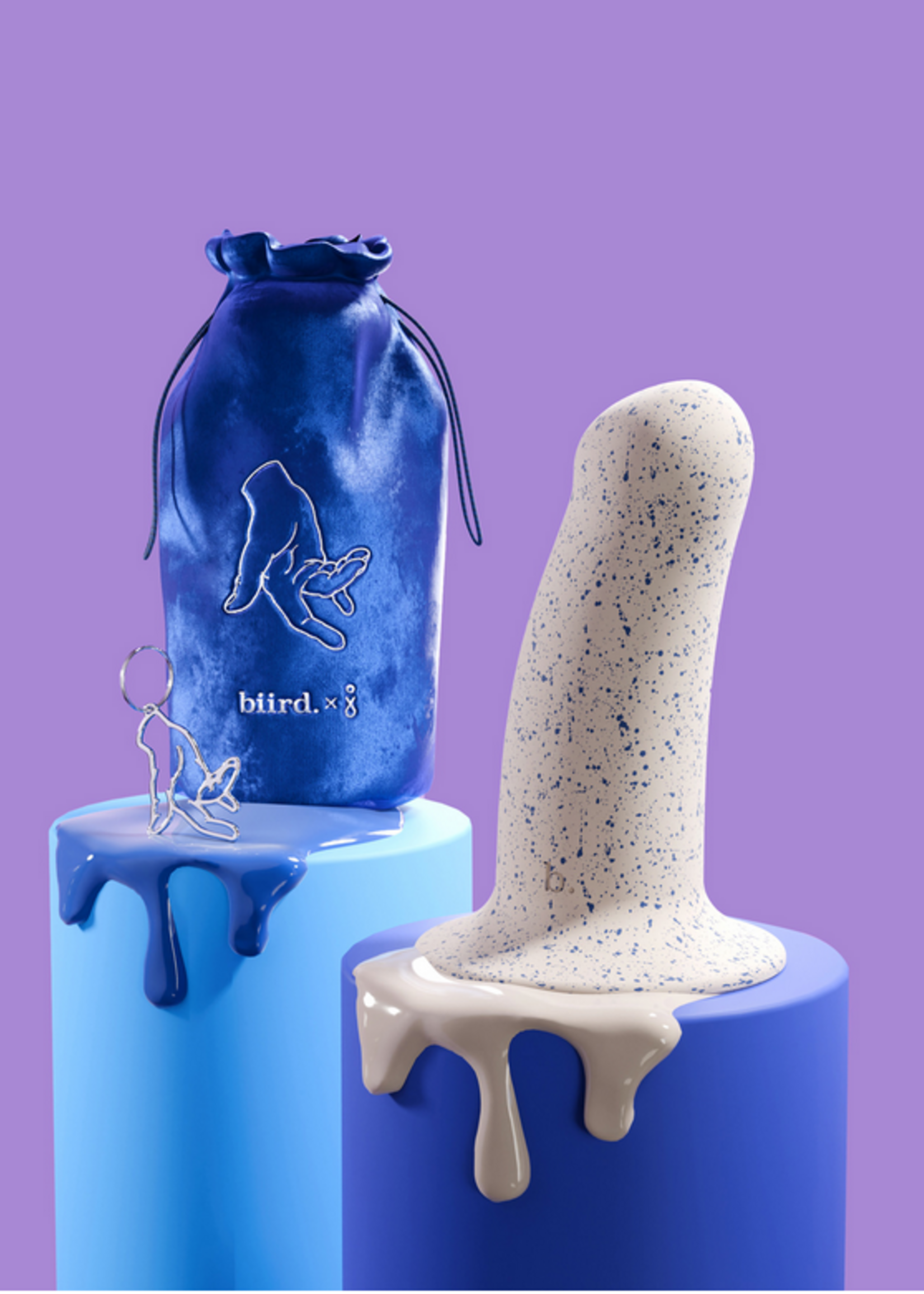 Biird Biird - Boo - Thick Silicone Dildo - Ivory