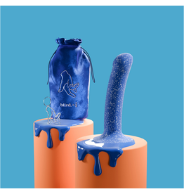 Biird Biird - Bae - Thin Silicone Dildo - Midnight Blue