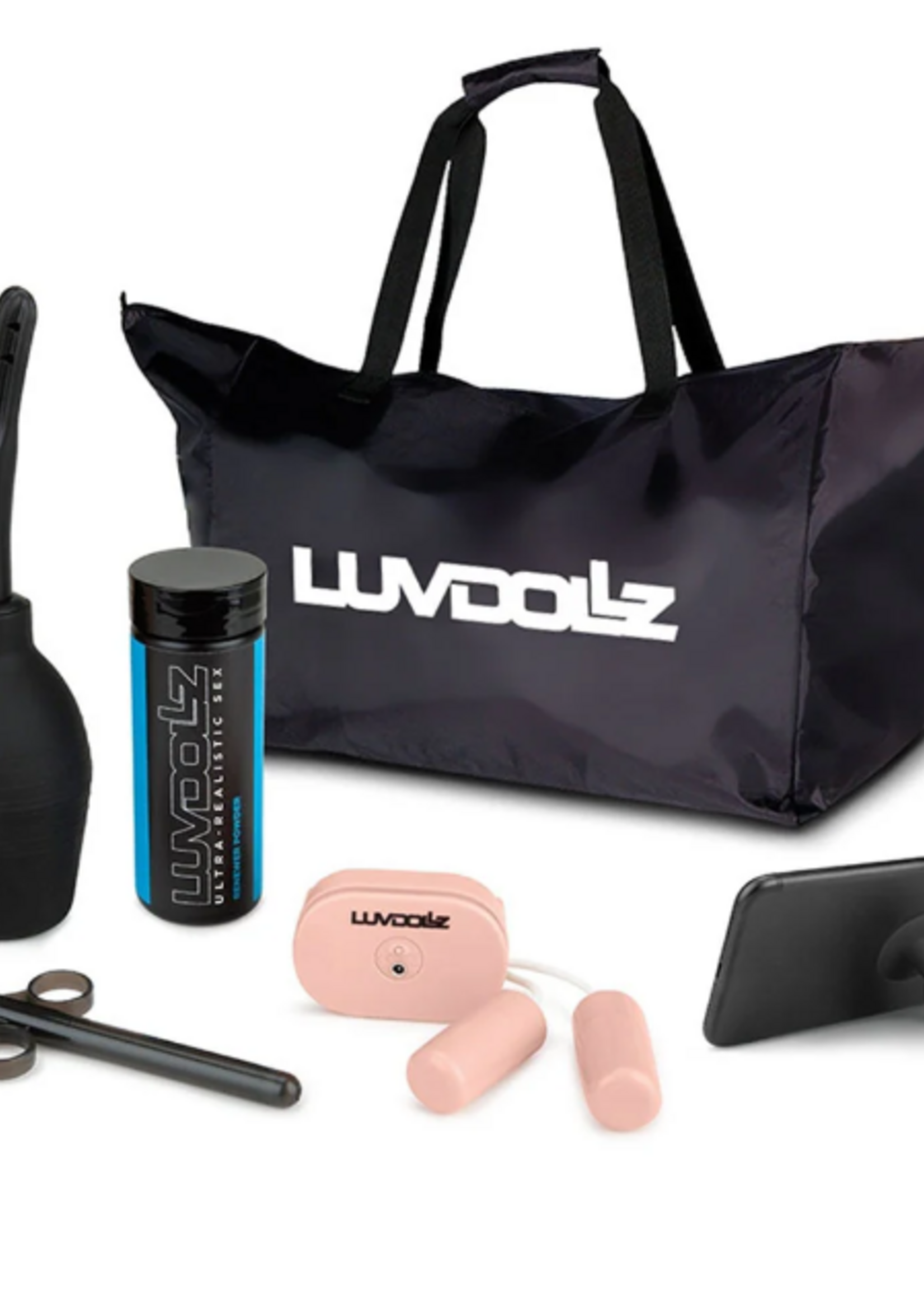 LuvDollz Vibrating Spread Eagle Pussy & Ass