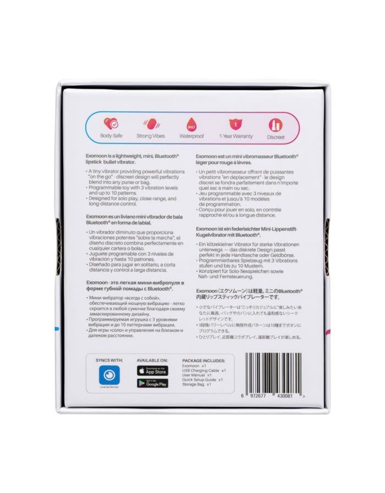 Lovense Lovense - ExoMoon Lipstick Vibrator