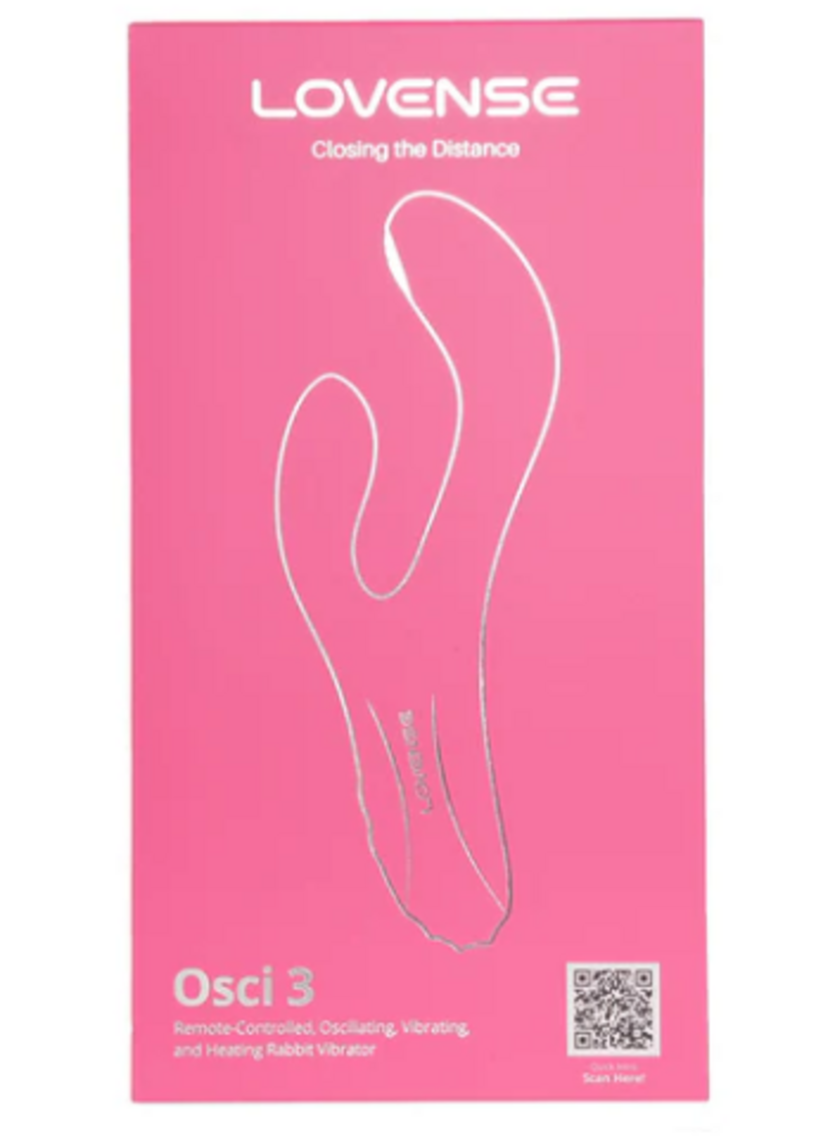 Lovense Lovense - Osci 3 - Oscillating & Heating Rabbit Vibrator