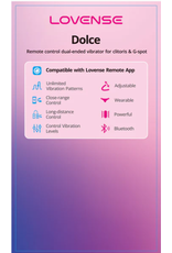 Lovense Lovense - Dolce - Adjustable Dual Vibrator
